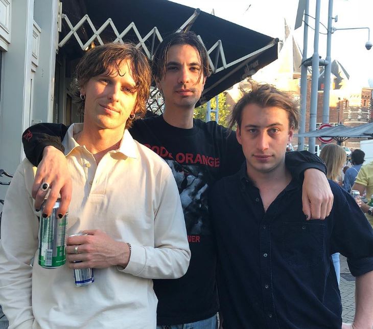 Jamie Timony with his friends