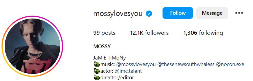 Jamie Timony's Instagram account