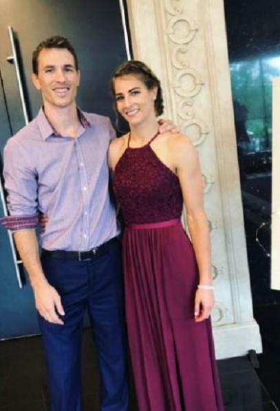 Jasmine Jasudavicius with her husband