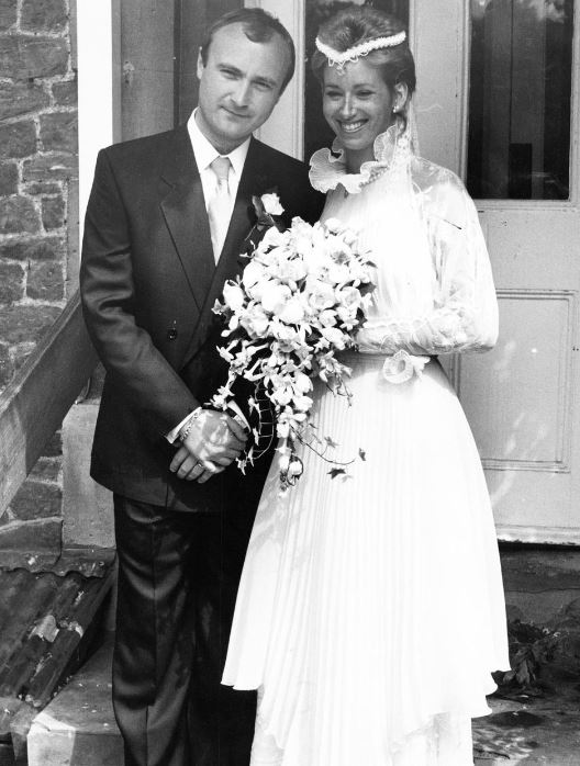 Jill Tavelman marriage picture with phil Collins