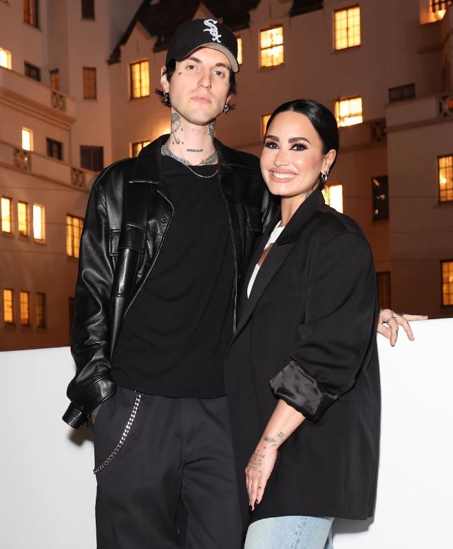 Jordan Lutes and Demi Lovato