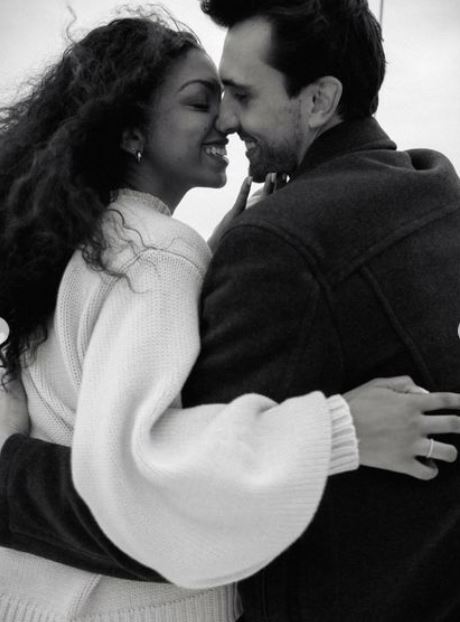Joseph Hooten with Corinne Foxx