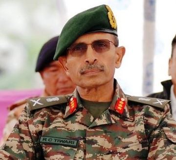 Lt Gen R. C. Tiwari career