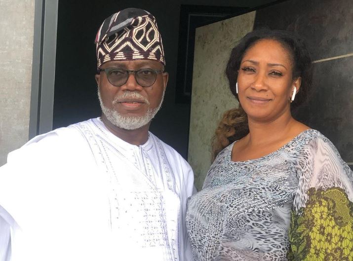 Lucky Aiyedatiwa and his wife Oluwaseun