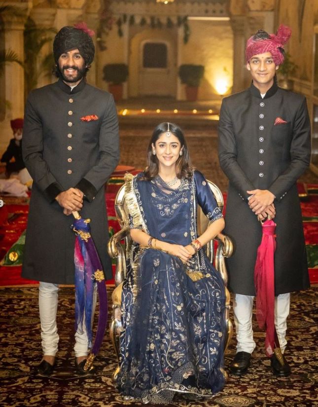 Maharaja Lakshraj Prakash Singh and his siblings
