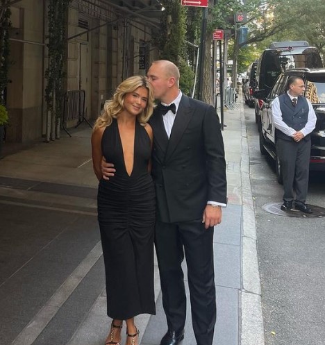 Matilda Djerf with her husband