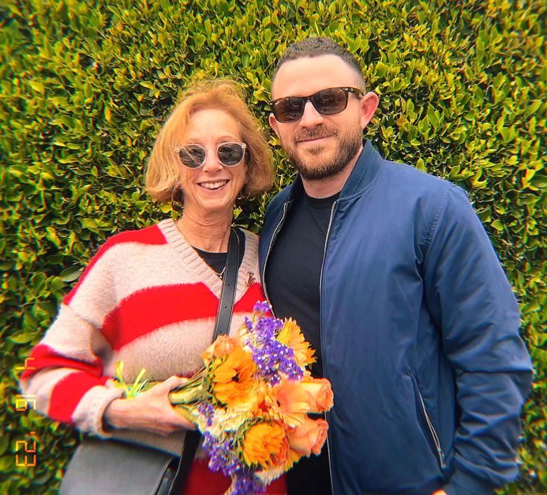 Michael Latt and his mom
