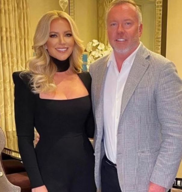 Michelle Mone with her husband