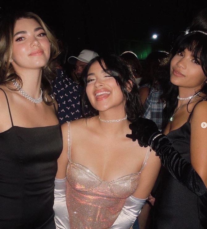 Nikki and her friends