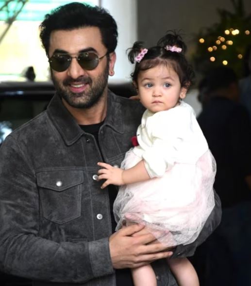 Raha Kapoor with her father Ranbir Kapoor