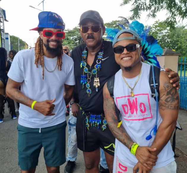 Ricardo Drue and his friends
