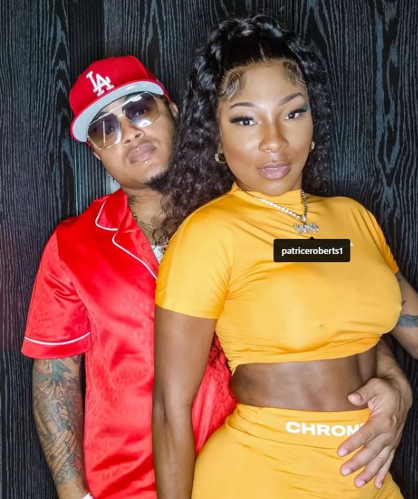 Ricardo Drue with his partner Patrice Roberts