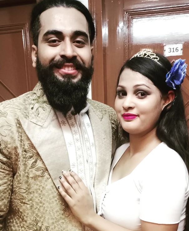 Ritika Surya with her friend