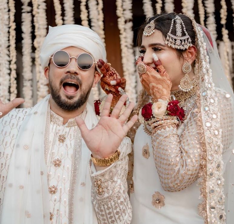 Riya Kishanchandani and her husband Mudassar Khan