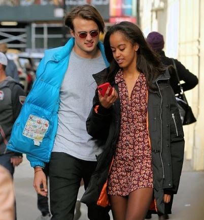 Rory Farquharson with his girlfriend
