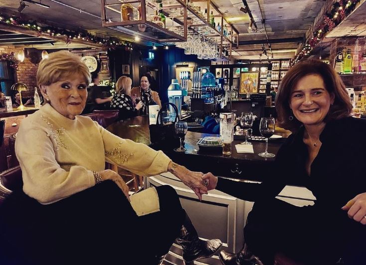 Rosemary with her friend
