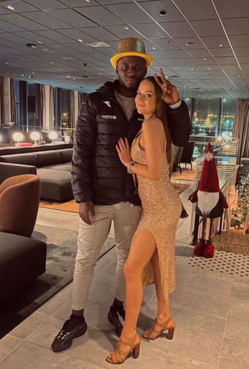 Victor Bonifac and his girlfriend Rikke Hermine