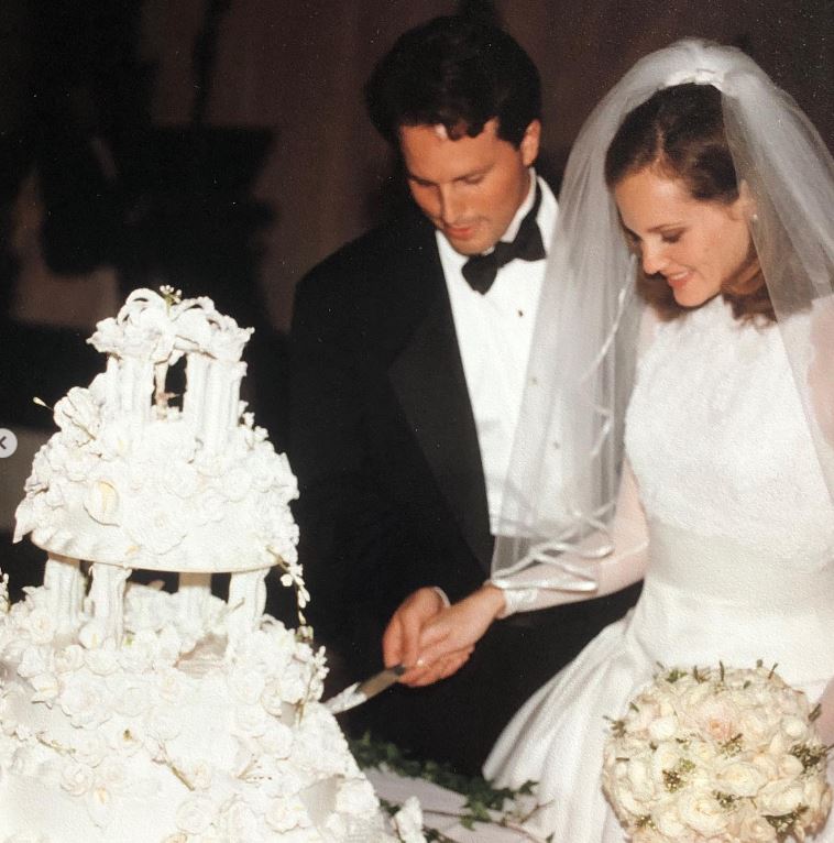 Wedding photo of Meredith Marks