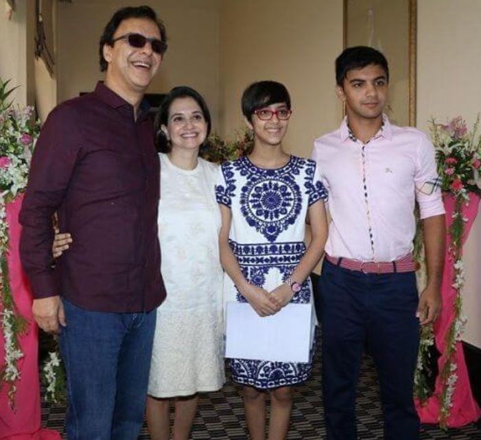 Agni Chopra and his family