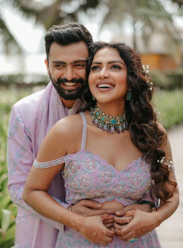 Amala Paul with her husband Jagat Desai