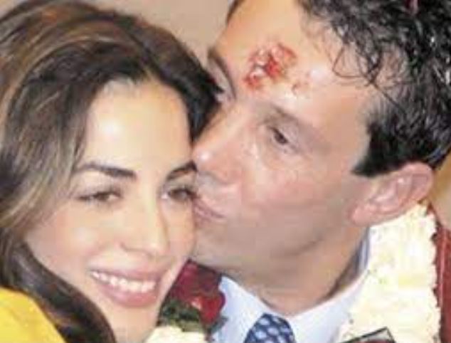 Ayesha Thapar with her first husband