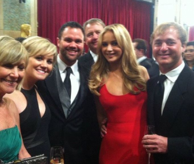 Blaine Lawrence with his siblings
