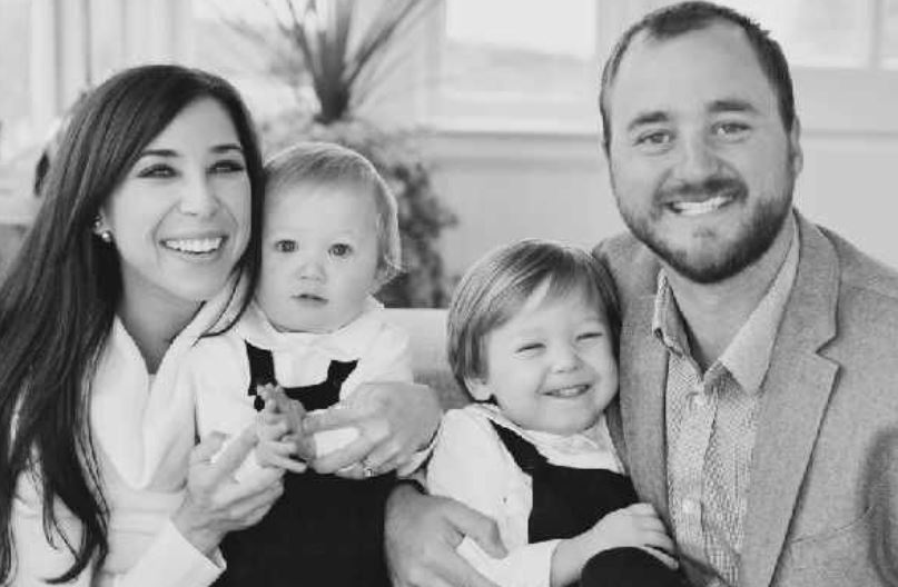 Blaine with his wife and kids