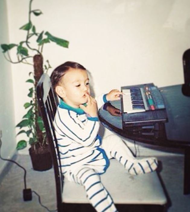 Childhood photo of Arsha Kaviani