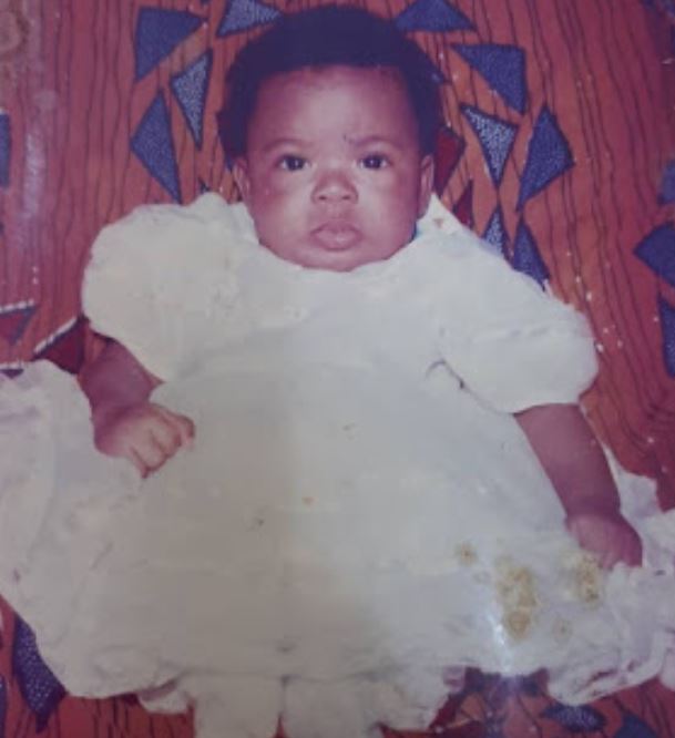 Childhood photo of Nancy Isime