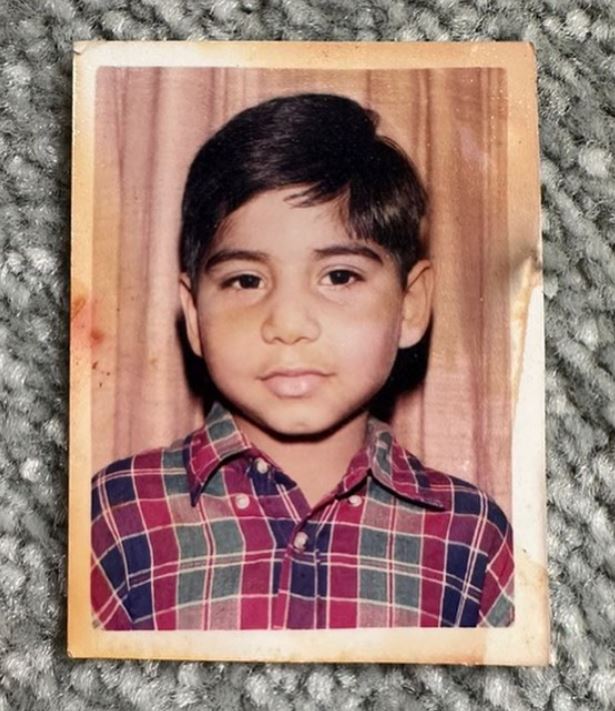 Childhood photo of Nivaan Goyal
