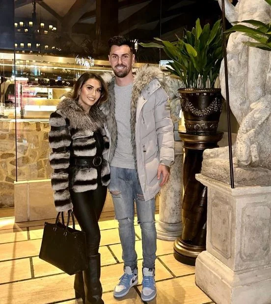 Chloe Goodman with her husband