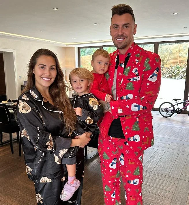 Chloe Goodman with husband and kids