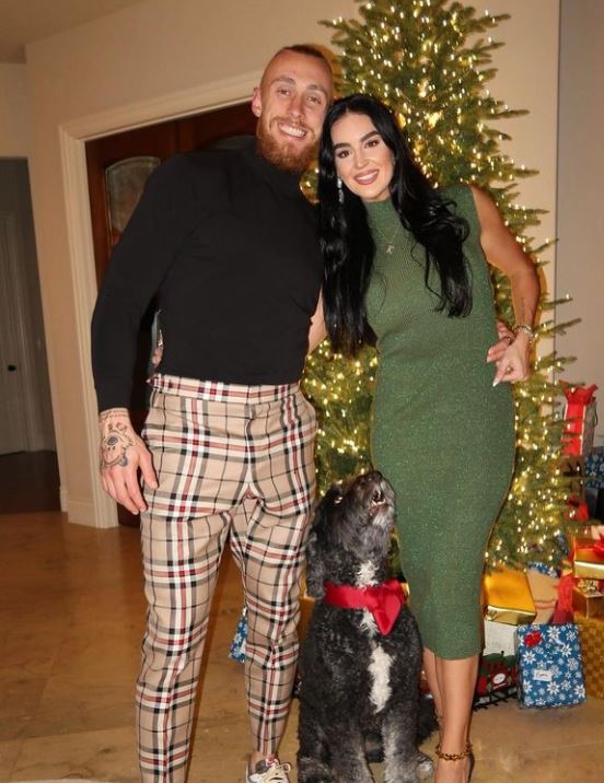 Claire Kittle with her husband