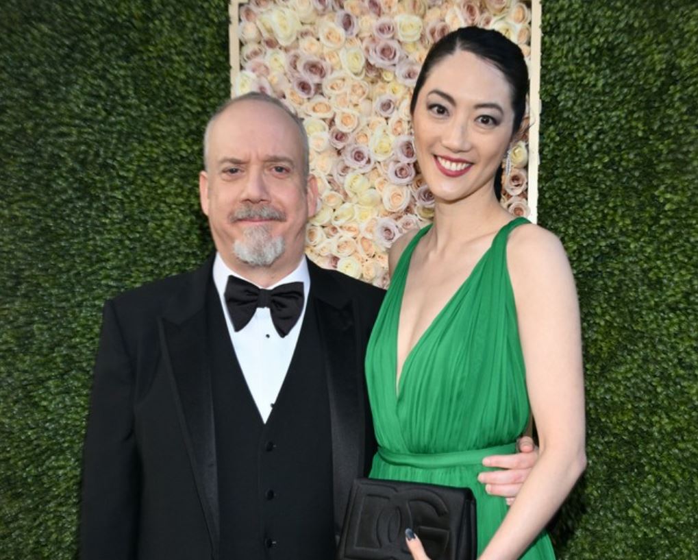 Clara Wong and Paul Giamatti