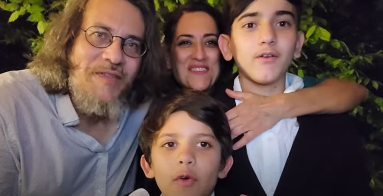 Dr. Roy Casagranda with wife and kids