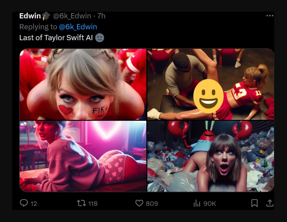 Explicit Taylor Swift AI Photos Online