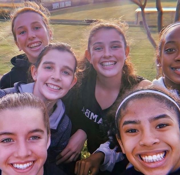 Gianna Bryant and her friends