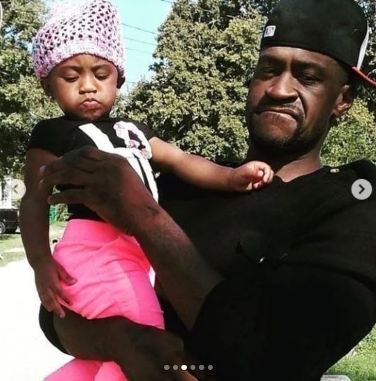 Gianna Floyd old picture with her father