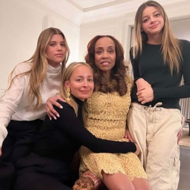 Harlow Madden with family members