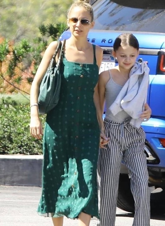 Harlow Madden with her mother