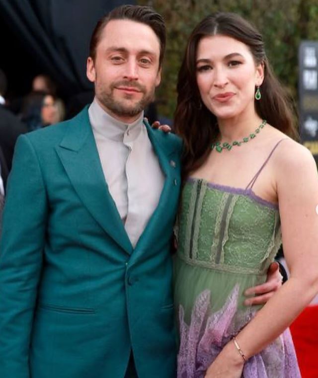 Jazz Charton with her husband Kieran Culkin