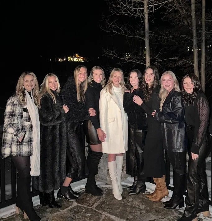Jenna Brandt with her friends