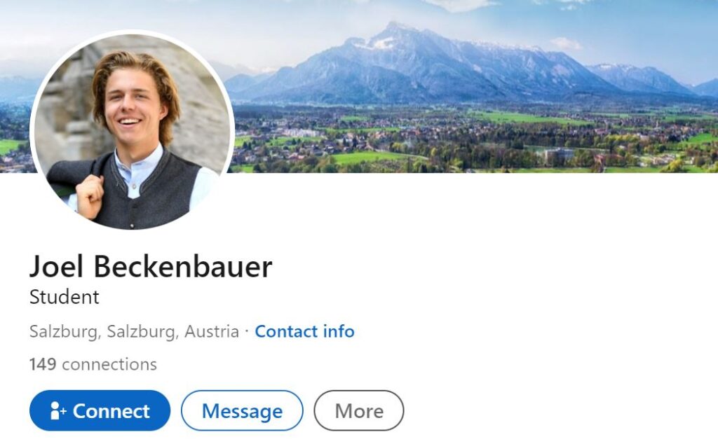 Joel Beckenbauer's LinkedIn