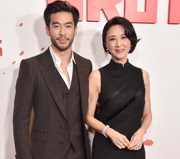 Justin Chien with his mother Virginia Hu
