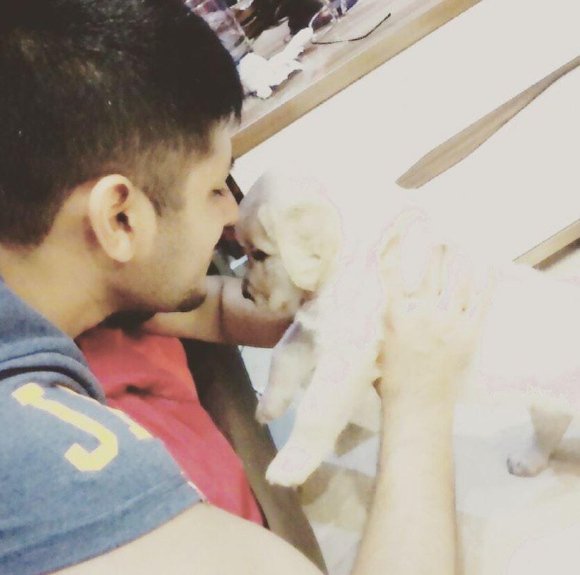 Karan Sharma is an animal lover
