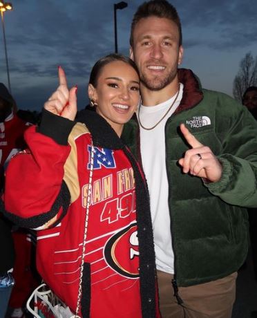 Kristin Juszczyk with her husband