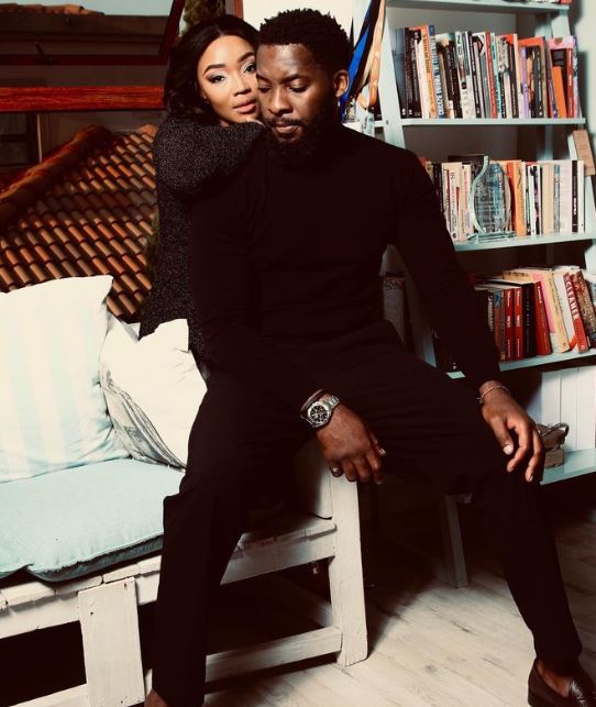 Kwenzo Ngcobo with friend