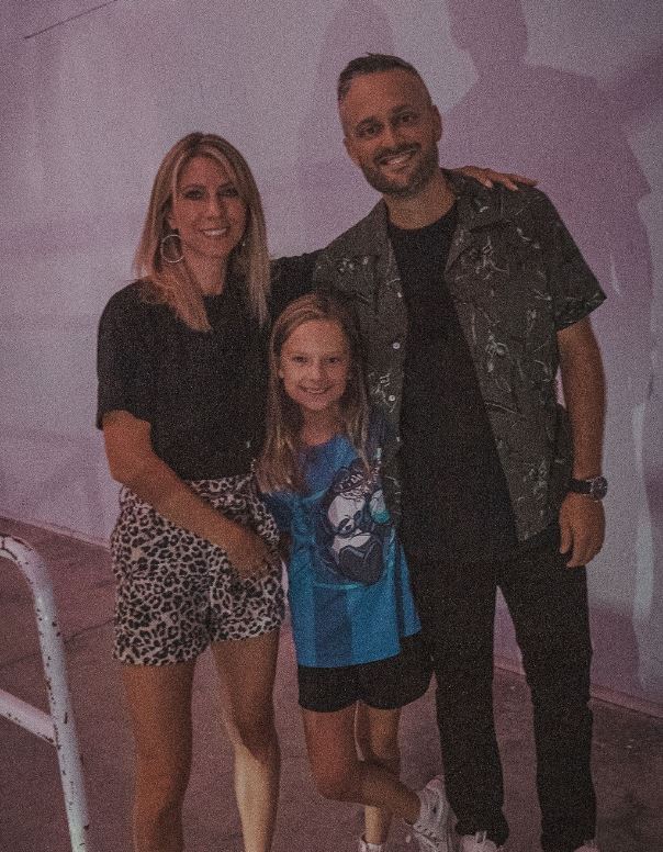 Laura Baines with family