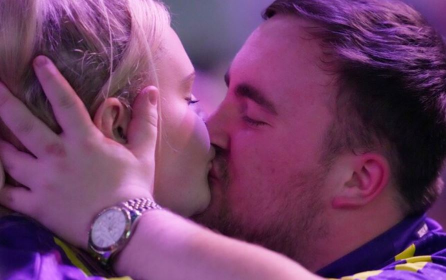 Luke Littler and Eloise Milburn