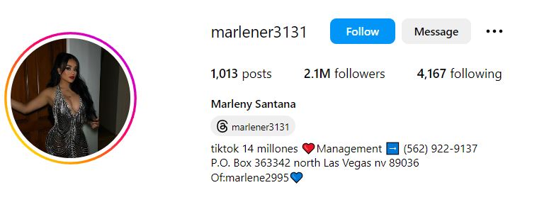 Who Is Marlene Santana? Wiki, Biography, Age, Height, Boyfriend, Family